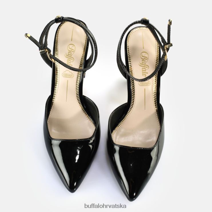 crno Buffalo jolie vamp sandale na petu veganske |sandale TDD6T331